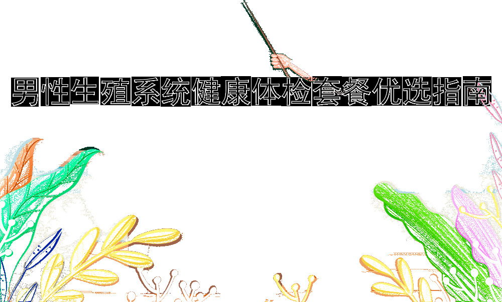 男性生殖系统健康体检套餐优选指南